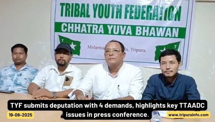 TYF submits deputation with 4 demands, highlights key TTAADC issues in press conference.