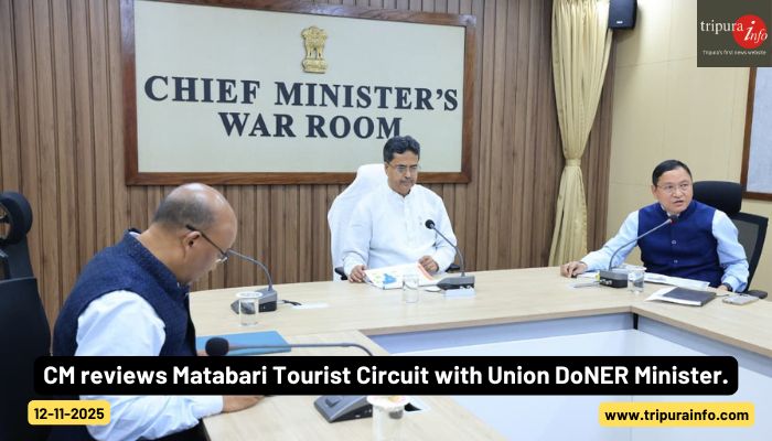 CM reviews Matabari Tourist Circuit with Union DoNER Minister.