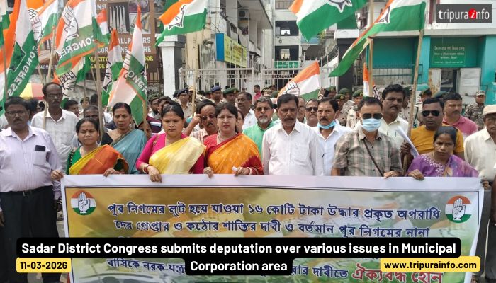 Sadar District Congress submits deputation over various issues in Municipal Corporation area.