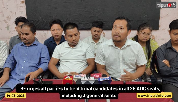 TSF urges all parties to field tribal candidates in all 28 ADC seats, including 3 general seats.