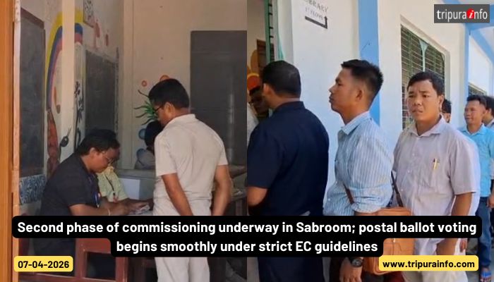 Second phase of commissioning underway in Sabroom; postal ballot voting begins smoothly under strict EC guidelines.