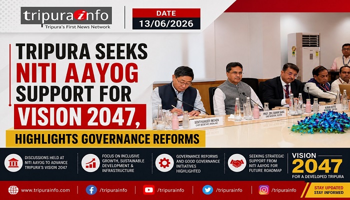 Tripura Seeks NITI Aayog Support for Vision 2047, Highlights Governance Reforms