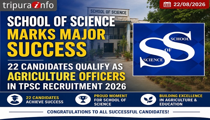 School of Science Marks Major Success as 22 Candidates Qualify as Agriculture Officers in TPSC Recruitment 2026