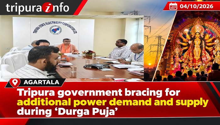 Tripura government bracing for additional power demand and supply during ‘Durga Puja’