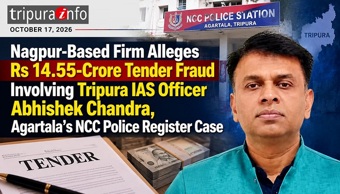 Nagpur-Based Firm Alleges Rs 14.55-Crore Tender Fraud Involving Tripura IAS Officer Abhishek Chandra, Agartala’s NCC Police Register Case
