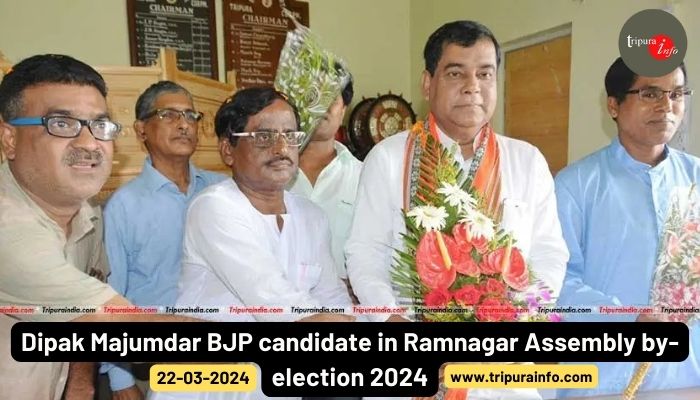 Dipak Majumdar BJP candidate in Ramnagar Assembly by-election 2024