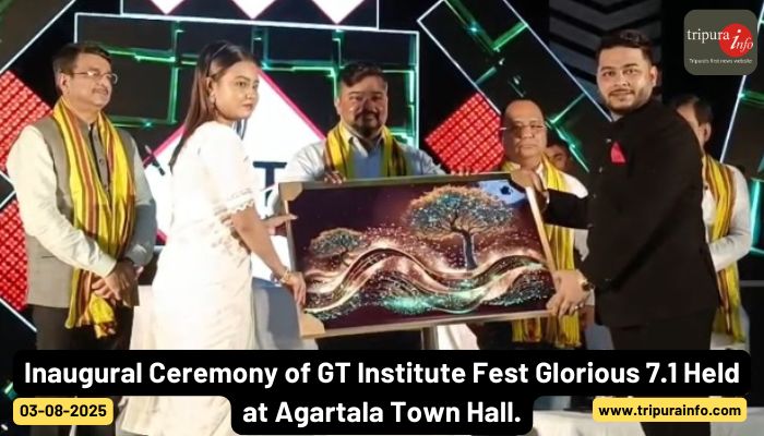Inaugural Ceremony of GT Institute Fest Glorious 7.1 Held at Agartala Town Hall.