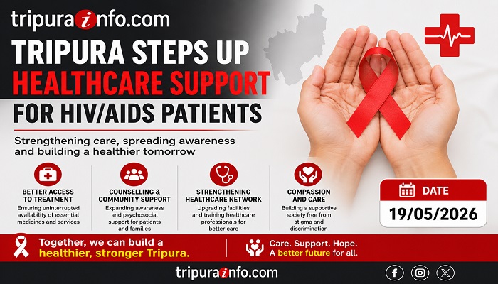 Tripura steps up healthcare support for HIV/AIDS patients