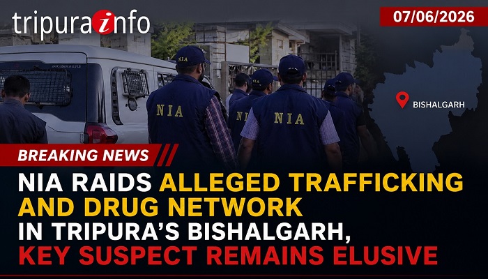 NIA Raids Alleged Trafficking and Drug Network in Tripura