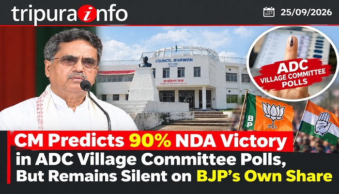 CM Predicts 90% NDA Victory in ADC Village Committee Polls, But Remains Silent on BJP’s Own Share