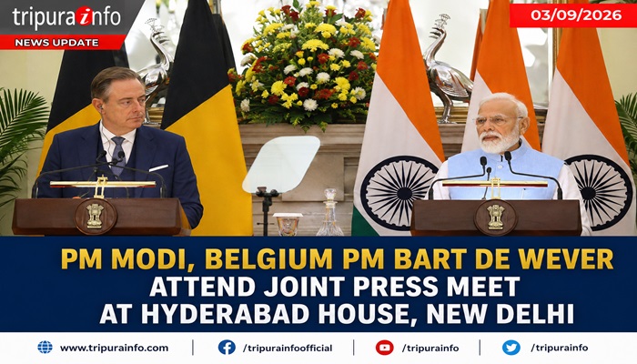 PM Modi, Belgium PM Bart De Wever attend joint press meet at Hyderabad House, New Delhi