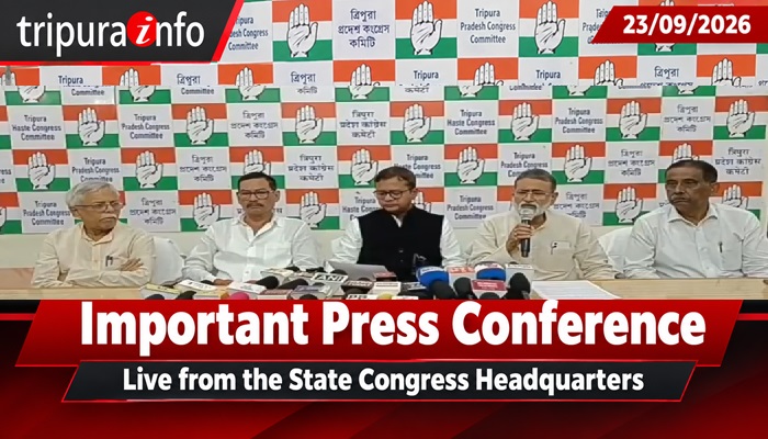 Important press conference, live from the State Congress headquarters.