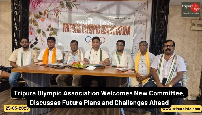 "Tripura Olympic Association Welcomes New Committee, Discusses Future Plans and Challenges Ahead"