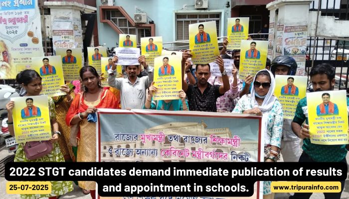 2022 STGT candidates demand immediate publication of results and appointment in schools.