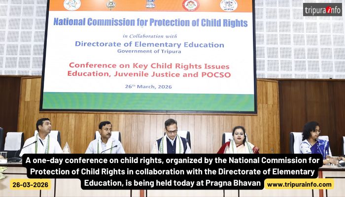 A one-day conference on child rights, organized by the National Commission for Protection of Child Rights in collaboration with the Directorate of Elementary Education, is being held today at Pragna Bhavan.