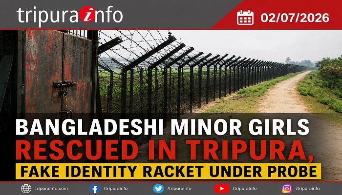 Bangladeshi minor girls rescued in Tripura, fake identity racket under probe