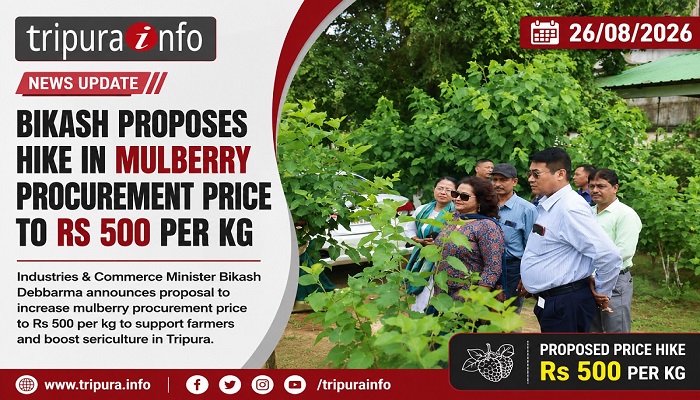 Bikash proposes hike in mulberry procurement price to Rs 500 per kg