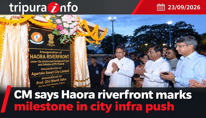 CM says Haora riverfront marks milestone in city infra push