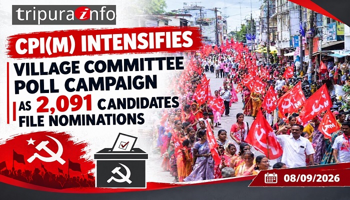 CPI(M) Intensifies Village Committee Poll Campaign as 2,091 Candidates File Nominations