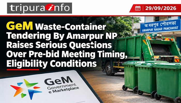 GeM Waste-Container Tendering By Amarpur NP Raises Serious Questions
