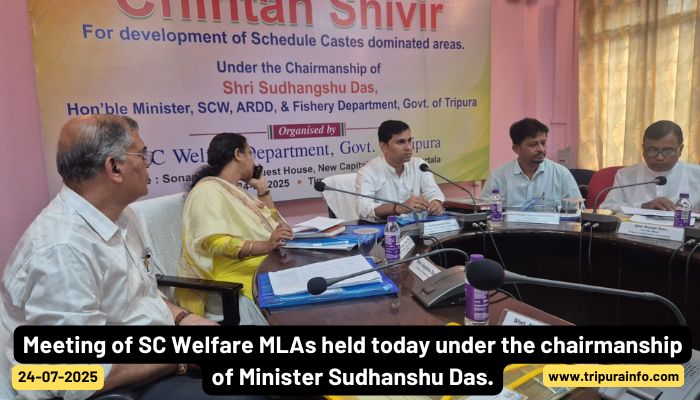 Meeting of SC Welfare MLAs held today under the chairmanship of Minister Sudhanshu Das.