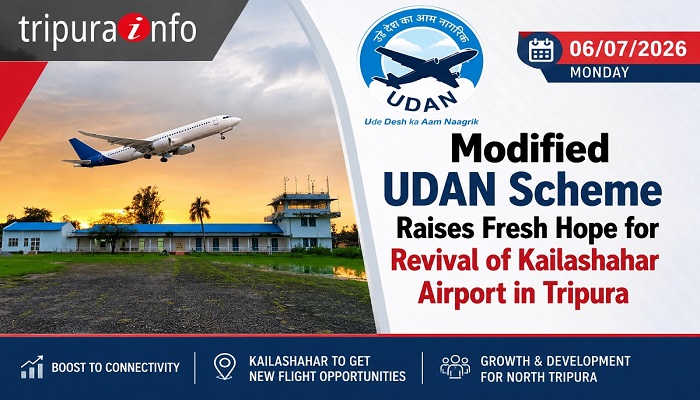 Modified UDAN Scheme Raises Fresh Hope for Revival of Kailashahar Airport in Tripura