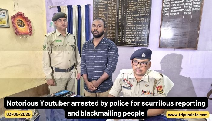 Notorious Youtuber arrested by police for scurrilous reporting and blackmailing people