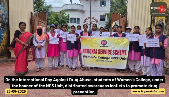 On the International Day Against Drug Abuse, students of Women