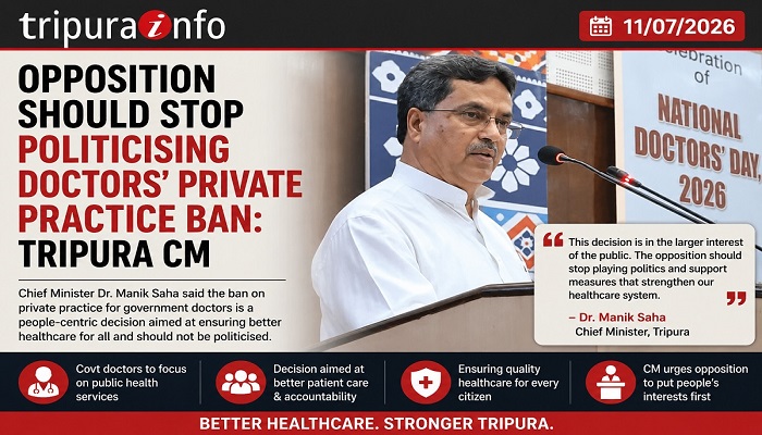 Opposition should stop politicising doctors