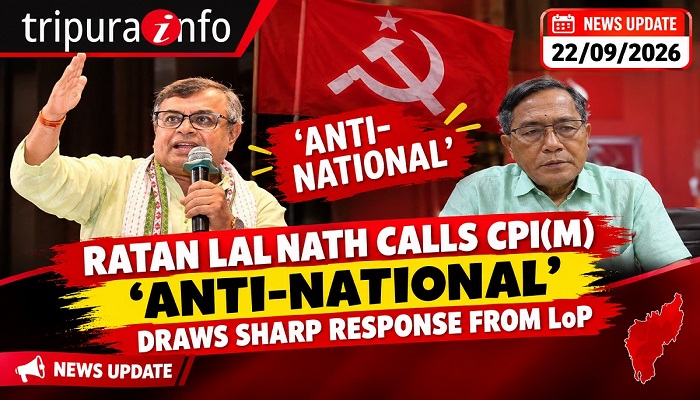 Ratan Lal Nath calls CPI(M) ‘anti-national’, draws sharp response from LoP