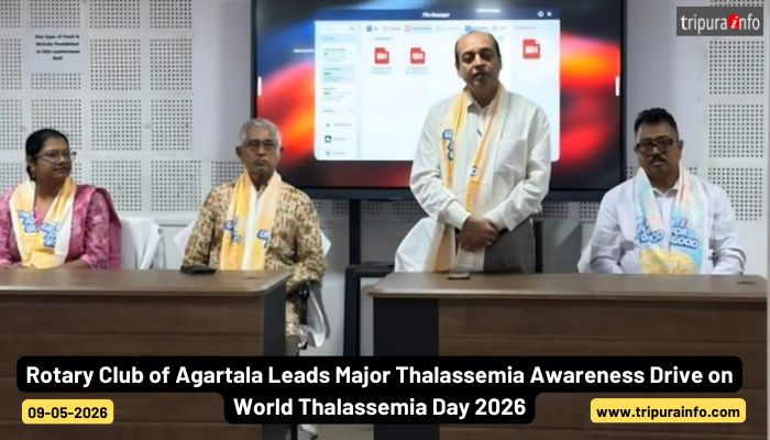 Rotary Club of Agartala Leads Major Thalassemia Awareness Drive