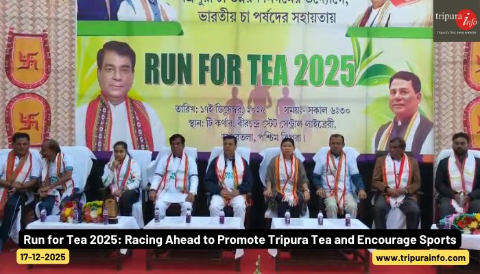 Run for Tea 2025: Racing Ahead to Promote Tripura Tea and Encourage Sports