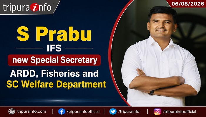S Prabu IFS new  Special Secretary ARDD, Fisheries and SC Welfare Department