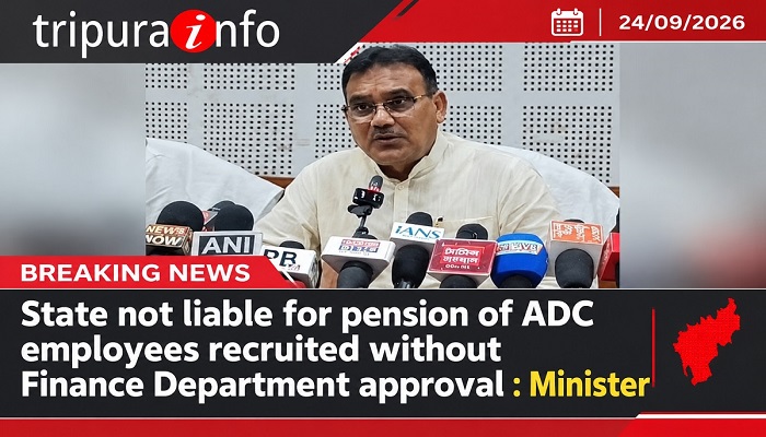 State not liable for pension of ADC employees recruited without Finance Department approval: Minister