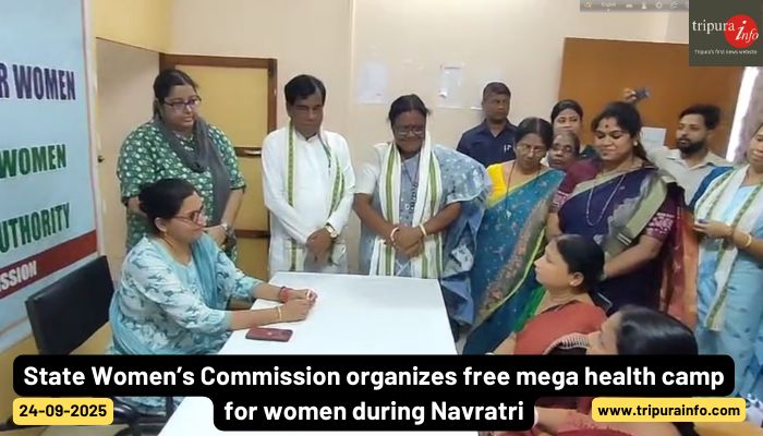 State Women’s Commission organizes free mega health camp for women during Navratri