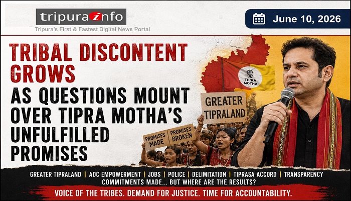 Tribal Discontent Grows as Questions Mount Over TIPRA Motha