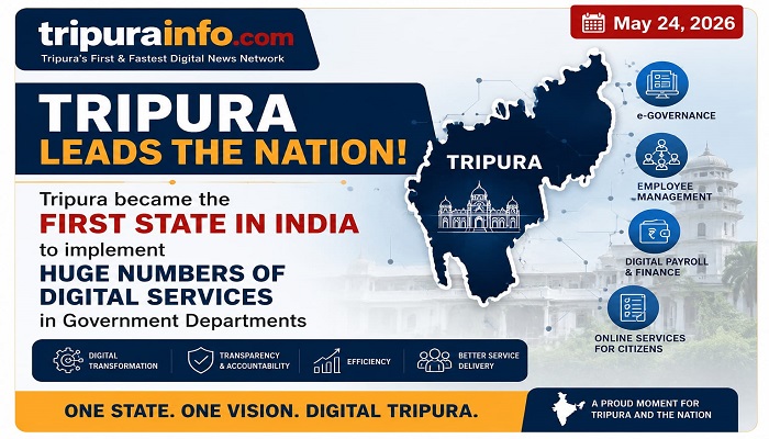 Tripura Becomes First State in India to Implement Massive Digital Governance Network, Over 1,694 Offices Brought Under NextGen HRMS, But Faces Acute Manpower Challenges