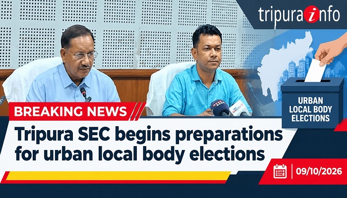 Tripura SEC begins preparations for urban local body elections