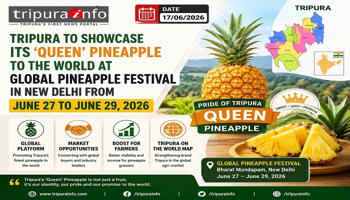 Tripura to Showcase Its ‘Queen’ Pineapple to the World