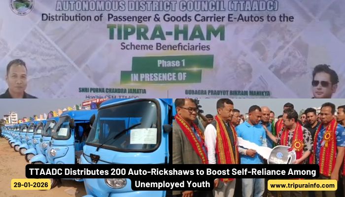 TTAADC Distributes 200 Auto-Rickshaws to Boost Self-Reliance Among Unemployed Youth