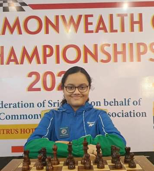 Tripura’s chess prodigy Arshiya Das wins gold medal in Blitz section of Commonwealth chess 